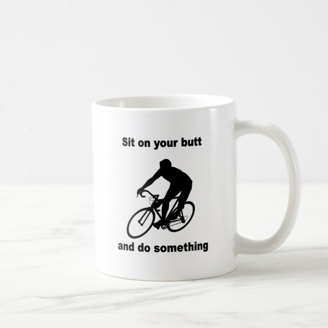 Funny cycling coffee mug (Right)