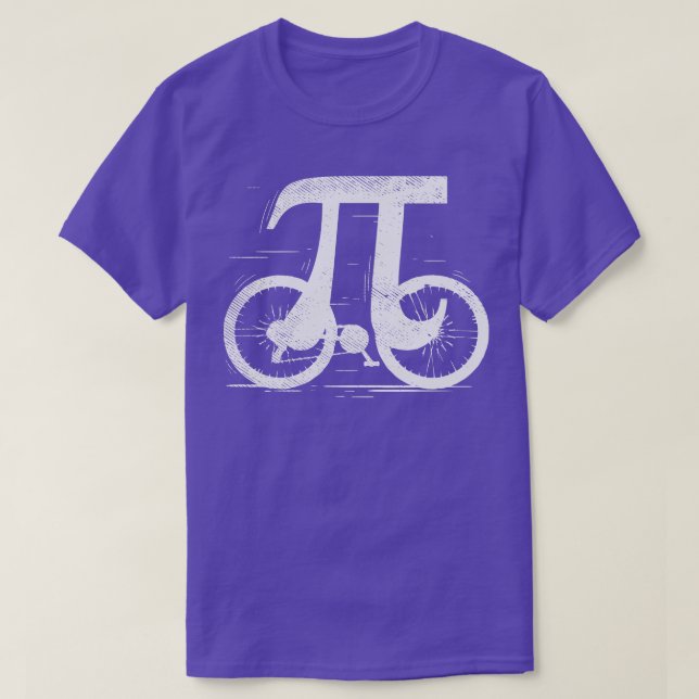 Funny Cycling Gift For Mathematicians T-Shirt (Design Front)