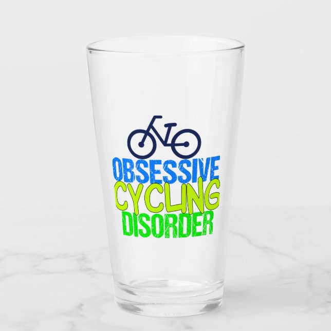 Funny Cycling Glass (Front)