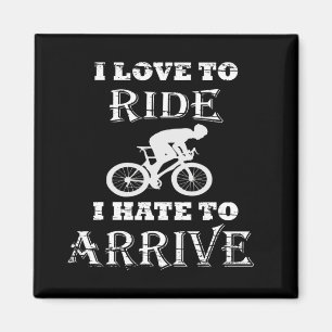 Funny cycling magnet