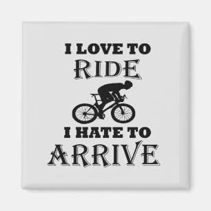 Funny cycling magnet