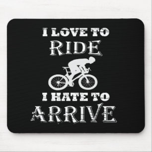 Funny cycling  mouse pad