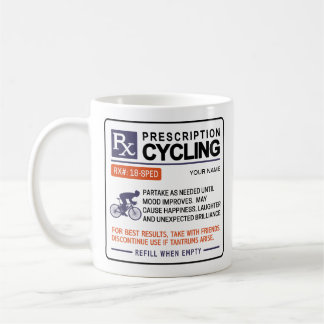 Funny Cycling Mug Prescription Design