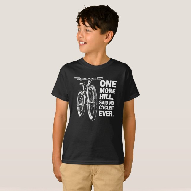 Funny Cycling Quote for Adventure Lovers T-Shirt (Front Full)