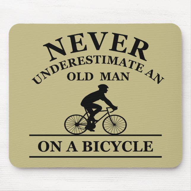 funny cycling quote mouse pad (Front)
