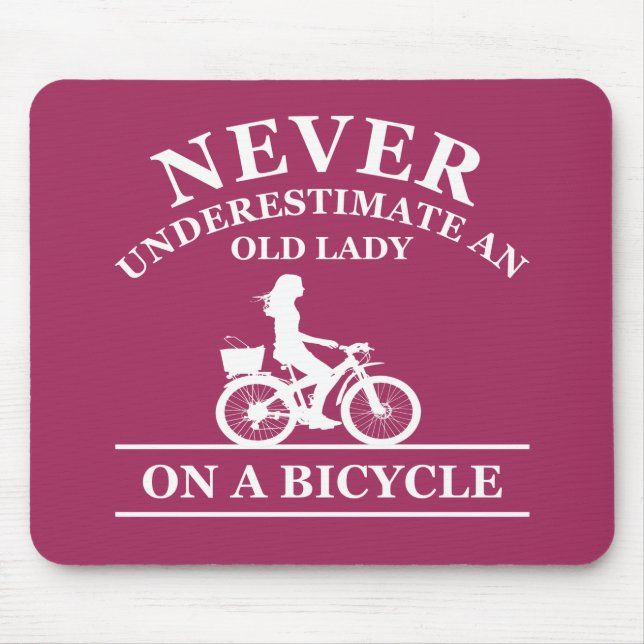 funny cycling quote mouse pad (Front)