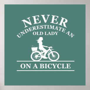 funny cycling quote poster