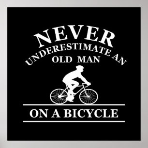 funny cycling quote poster