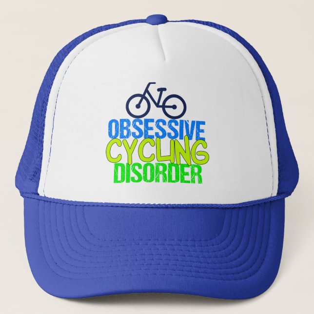 Funny Cycling Trucker Hat (Front)