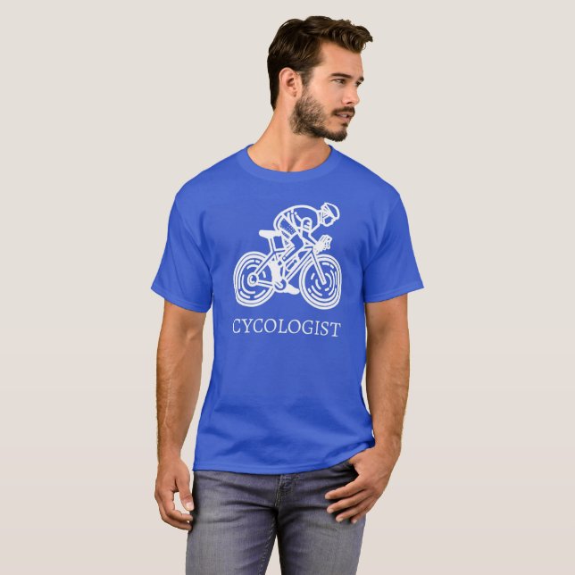 Funny Cyclist T-Shirt (Front Full)