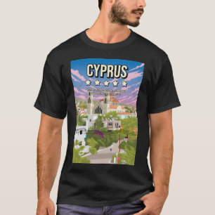 Funny Cyprus 5 Star Review Travel Poster  T-Shirt