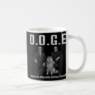 Funny D.o.g.e Doge Democrats Officially Getting Coffee Mug