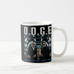 Funny D.o.g.e Doge Democrats Officially Getting Coffee Mug