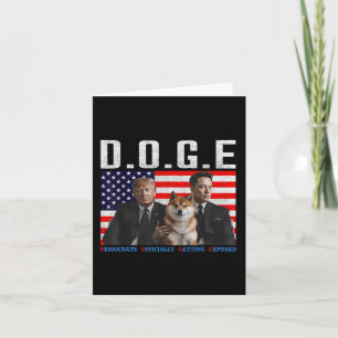 Funny D.o.g.e Doge Democrats Officially Getting Ex Card