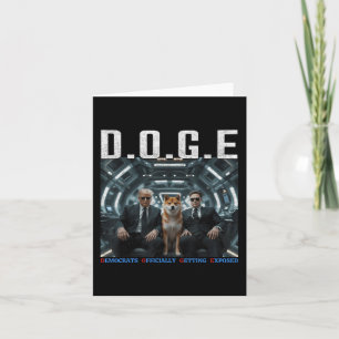 Funny D.o.g.e Doge Democrats Officially Getting Ex Card