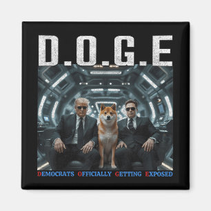 Funny D.o.g.e Doge Democrats Officially Getting Ex Magnet