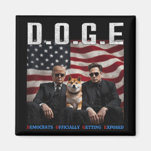 Funny D.o.g.e Doge Democrats Officially Getting Ex Magnet