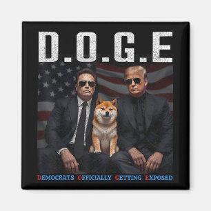 Funny D.o.g.e Doge Democrats Officially Getting Ex Magnet