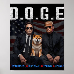 Funny D.o.g.e Doge Democrats Officially Getting Ex Poster