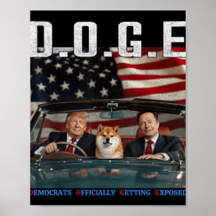 Funny D.o.g.e Doge Democrats Officially Getting Ex Poster