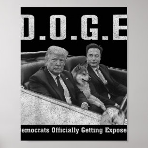 Funny D.o.g.e Doge Democrats Officially Getting Ex Poster