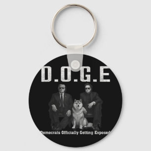 Funny D.o.g.e Doge Democrats Officially Getting Key Ring
