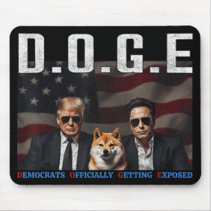 Funny D.o.g.e Doge Democrats Officially Getting Mouse Pad