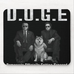 Funny D.o.g.e Doge Democrats Officially Getting Mouse Pad