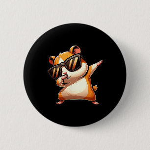 Funny Dab Animal Dancing Dabbing Hamster Meme 6 Cm Round Badge