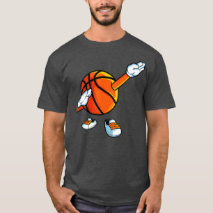 Funny Dabbing Basketball Dancing Ball Game In Shoe T-Shirt