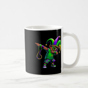 Funny Dabbing Boy Mardi Gras Carnival Parade Boy K Coffee Mug