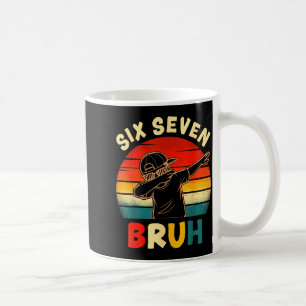 Funny Dabbing Boy Six Seven Bruh 67 Meme 6 7 Slang Coffee Mug