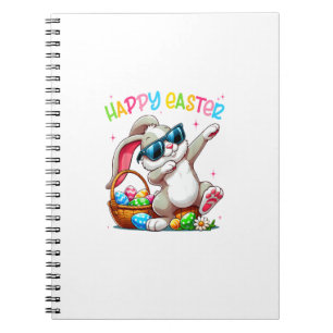 Funny Dabbing Bunny Easter Happy Easter for Boys G Notebook