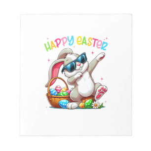 Funny Dabbing Bunny Easter Happy Easter for Boys G Notepad