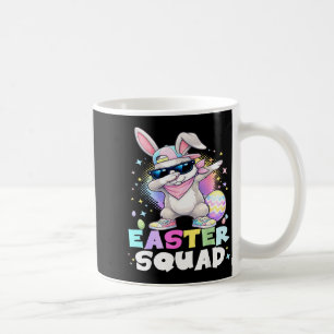 Funny Dabbing Bunny Easter Squad for Boys Girls Coffee Mug