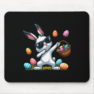 Funny Dabbing Bunny Rabbit Happy Easter Day Cute E Mouse Pad