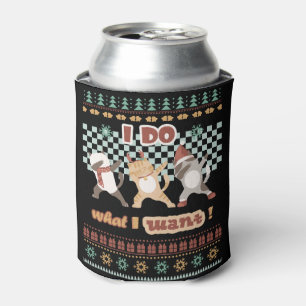 Funny Dabbing Cat - I Do What I Want Can Cooler