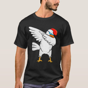 Funny Dabbing Chicken Lover Cool Dab Party Gift Te T-Shirt