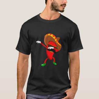 Funny Dabbing Chilli Mexican Pepper Dab Gift Cute  T-Shirt