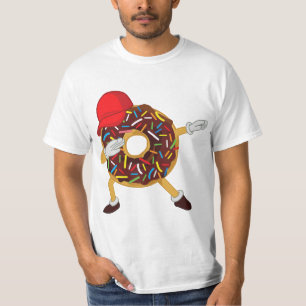 Funny Dabbing Chocolate Sprinkles Donut T-Shirt
