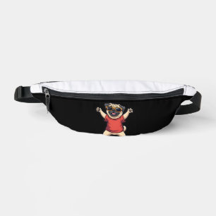 Funny Dabbing Dab Pug Dog Pets Dance Animal Puppy Bum Bags