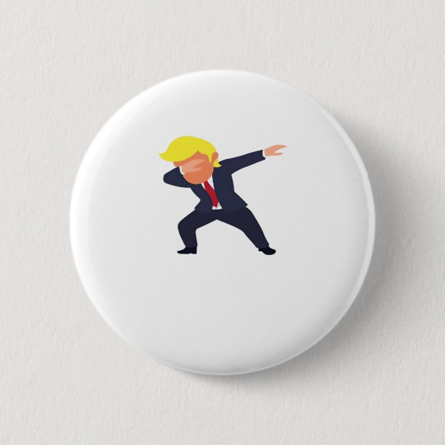 Funny Dabbing Design Classic 6 Cm Round Badge (Front)