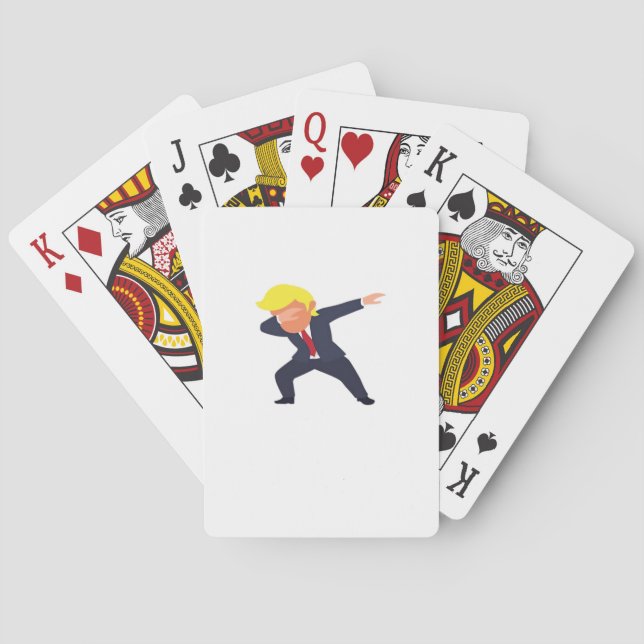 Funny Dabbing Design Classic Playing Cards (Back)