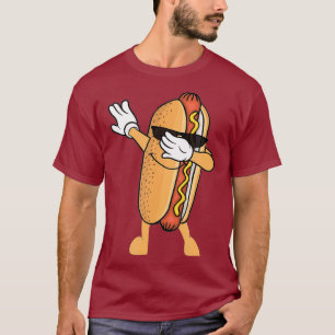 Funny Dabbing Hotdog Lover T-Shirt