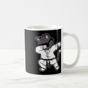 Funny Dabbing Karate Cat For Karate Girls Coffee Mug