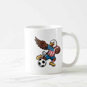Funny Dabbing Ld Eagle Usa Soccer - Usa Flag Socce Coffee Mug