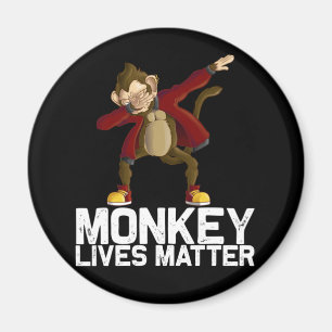 Funny Dabbing Monkey Magnet