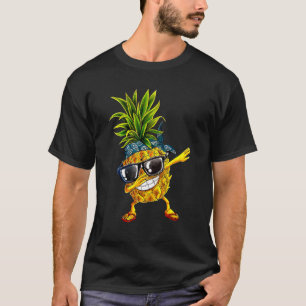 Funny Dabbing Pineapple Sunglasses Aloha Summer Be T-Shirt