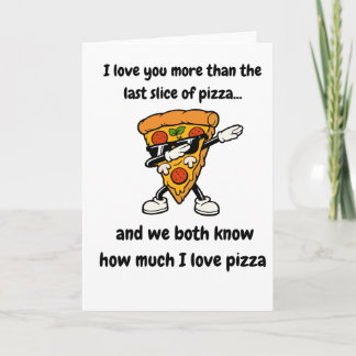 Funny Dabbing Pizza Slice Gift Card & Apparel 