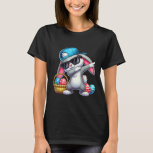 Funny Dabbing Rabbit Easter Eggs Dab Boys Girls Ki T-Shirt